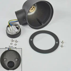 hofstein Applique murale d'extérieur Cook Anthracite, 1 lumière* Lampes Modernes
