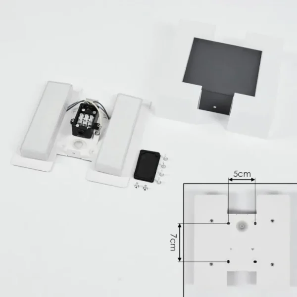 hofstein Applique murale d'extérieur Zoppola LED Anthracite, Blanc, 2 lumières* Lampes Modernes