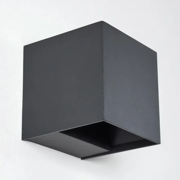 hofstein Applique murale d'extérieur Fauderup LED Anthracite, 2 lumières* Lampes Modernes