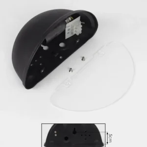 hofstein Applique murale d'extérieur Wundowie Noir, 1 lumière* Lampes Modernes