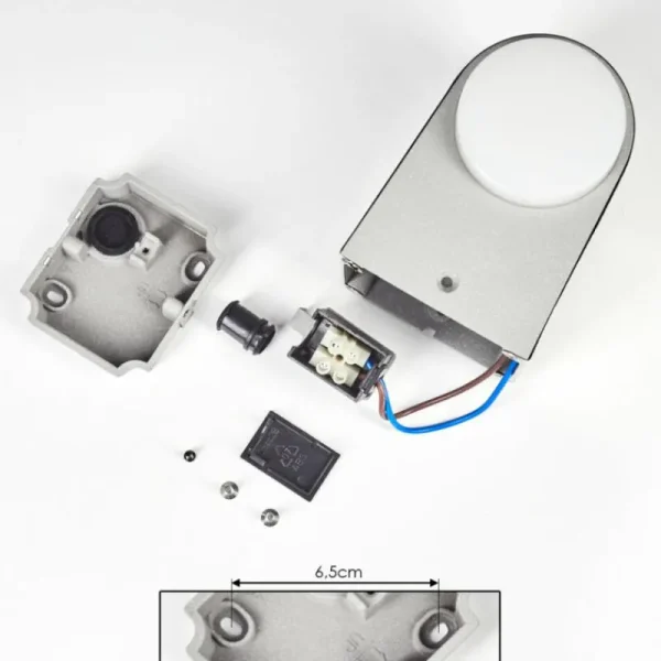 hofstein Applique murale d'extérieur Fanshawe LED Nickel mat, 2 lumières* Lampes Modernes