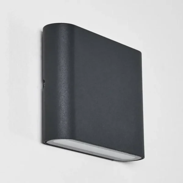 hofstein Applique murale d'extérieur Tinglev LED Anthracite, 2 lumières* Lampes Modernes
