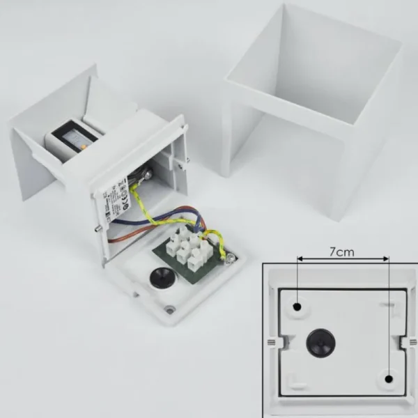 hofstein Applique murale d'extérieur Pyalong LED Blanc, 1 lumière* Lampes Modernes
