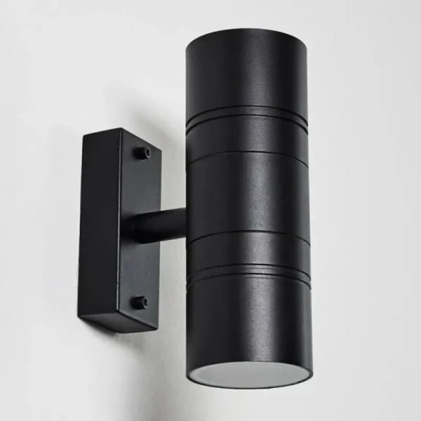 hofstein Applique murale d'extérieur Froslev LED Noir, 2 lumières* Lampes Modernes