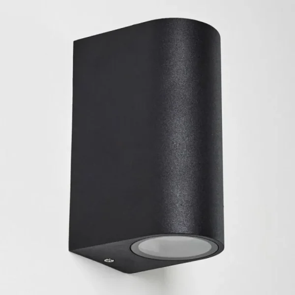 hofstein Applique murale d'extérieur Nordborg LED Noir, 2 lumières* Lampes Modernes