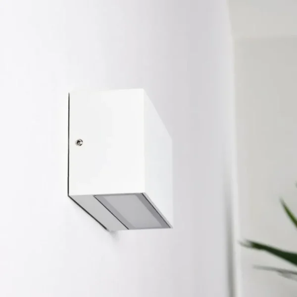 hofstein Applique murale d'extérieur Duluth LED Blanc, 1 lumière* Lampes Modernes