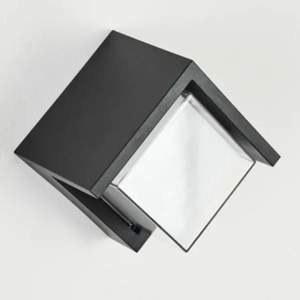 hofstein Applique murale d'extérieur Vurey LED Noir, 1 lumière* Lampes Modernes