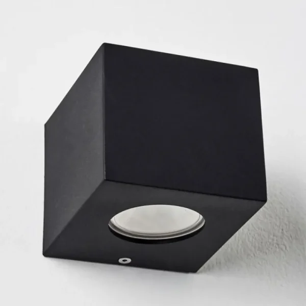 hofstein Applique murale d'extérieur Jonava LED Noir, 2 lumières* Lampes Modernes