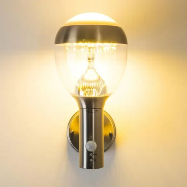 hofstein Applique murale d'extérieur CORDOVA LED Acier inoxydable, 1 lumière* Lampes Modernes