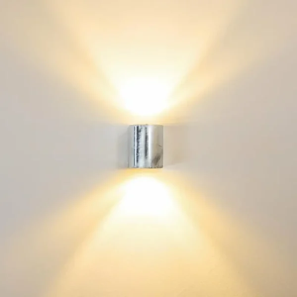 hofstein Applique murale d'extérieur Mora LED Zingué, 2 lumières* Lampes Modernes