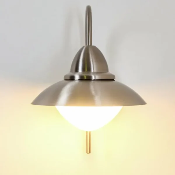 hofstein Applique murale d'extérieur Gielas Acier inoxydable, 1 lumière* Lampes Modernes