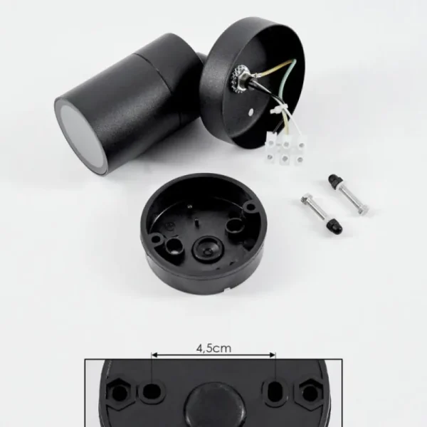 hofstein Applique murale d'extérieur Corneda Noir, 1 lumière* Lampes Modernes