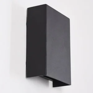 hofstein Applique murale d'extérieur Benin LED Noir, 2 lumières* Lampes Modernes