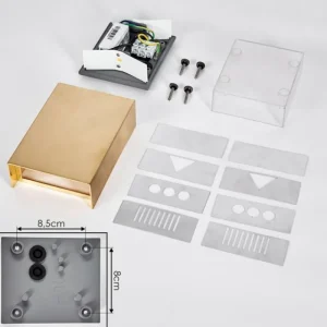 hofstein Applique murale d'extérieur Benin LED Laiton, 1 lumière* Lampes Modernes