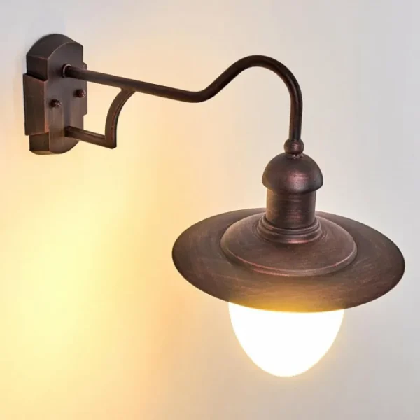 hofstein Applique murale d'extérieur Lucide ARUBA Brun, Rouille, 1 lumière* Lampes Modernes