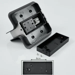 hofstein Applique murale d'extérieur Blanchard LED Nickel mat, Noir, 1 lumière* Lampes Modernes