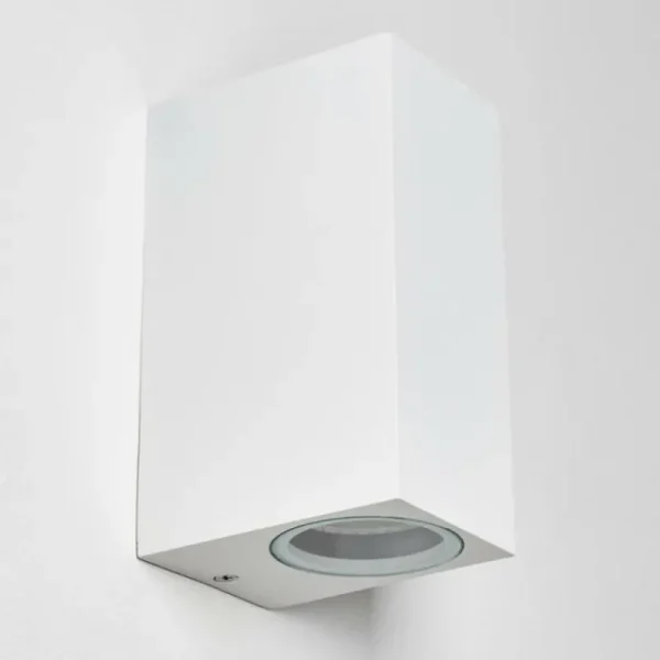 hofstein Applique murale d'extérieur Nordborg LED Blanc, 2 lumières* Lampes Modernes