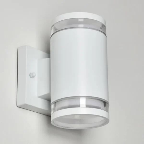 hofstein Applique murale d'extérieur Macoupin Blanc, 2 lumières* Lampes Modernes