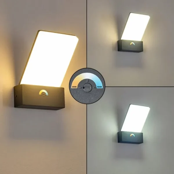 hofstein Applique murale d'extérieur Heraklion LED Anthracite, 1 lumière* Lampes Modernes