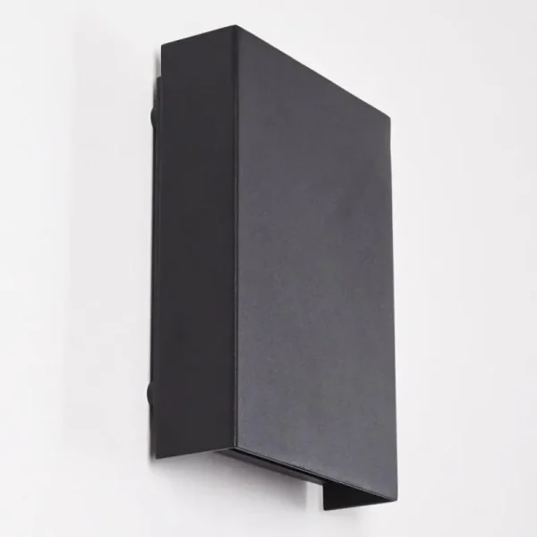 hofstein Applique murale d'extérieur Benin LED Noir, 2 lumières* Lampes Modernes