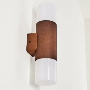 hofstein Applique murale d'extérieur Buhrkall Rouille, 2 lumières* Lampes Modernes