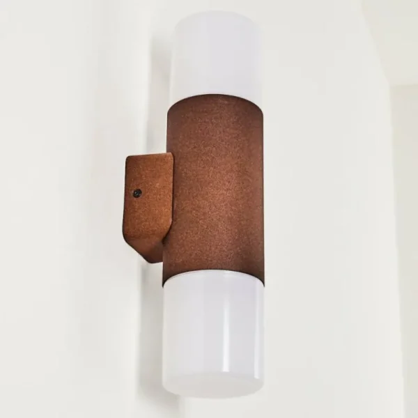 hofstein Applique murale d'extérieur Buhrkall Rouille, 2 lumières* Lampes Modernes