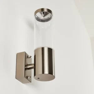hofstein Applique murale d'extérieur Noreaz Chrome, 1 lumière* Lampes Modernes