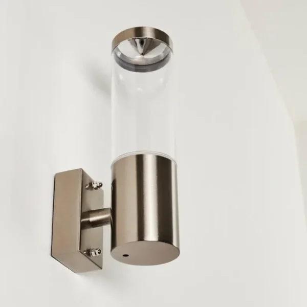 hofstein Applique murale d'extérieur Noreaz Chrome, 1 lumière* Lampes Modernes