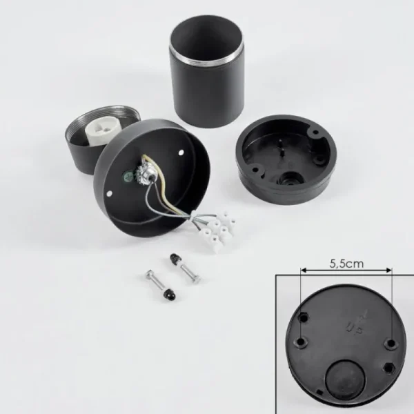 hofstein Applique murale d'extérieur Corneda Noir, 1 lumière* Lampes Modernes