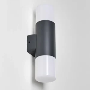hofstein Applique murale d'extérieur Schafhaus Anthracite, 2 lumières* Lampes Modernes