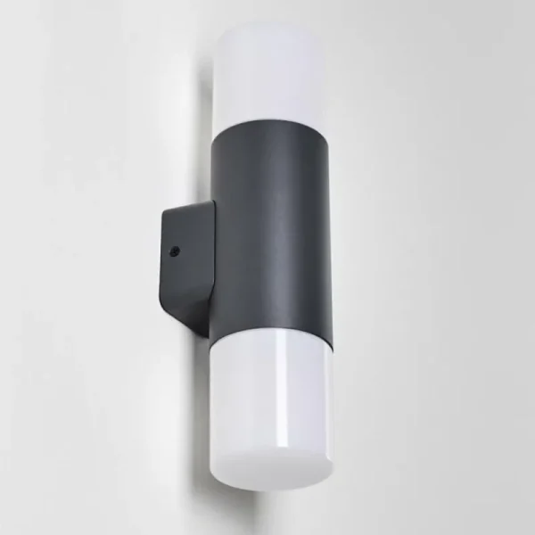 hofstein Applique murale d'extérieur Schafhaus Anthracite, 2 lumières* Lampes Modernes