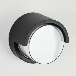 hofstein Applique murale d'extérieur Vurey LED Noir, 1 lumière* Lampes Modernes
