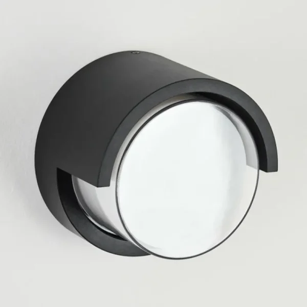 hofstein Applique murale d'extérieur Vurey LED Noir, 1 lumière* Lampes Modernes