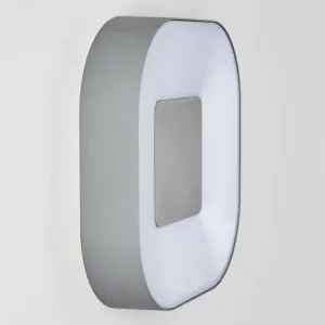 hofstein Applique murale d'extérieur Feldsted LED Argenté, 1 lumière, Changeur de couleurs* Lampes Modernes