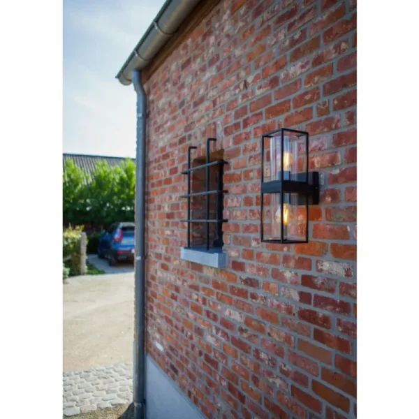 Luminaires Lutec Applique murale d'extérieur Lutec Flair Anthracite, 2 lumières* Lampes En Verre