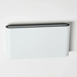 hofstein Applique murale d'extérieur Tinglev LED Blanc, 2 lumières* Lampes Modernes