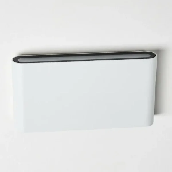 hofstein Applique murale d'extérieur Tinglev LED Blanc, 2 lumières* Lampes Modernes