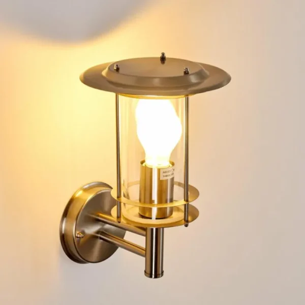 hofstein Applique murale d'extérieur Mulo Acier inoxydable, 1 lumière* Lampes Modernes