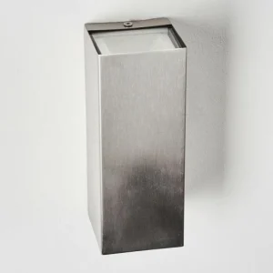 hofstein Applique murale d'extérieur Bogachiel LED Acier brossé, 1 lumière* Lampes Modernes