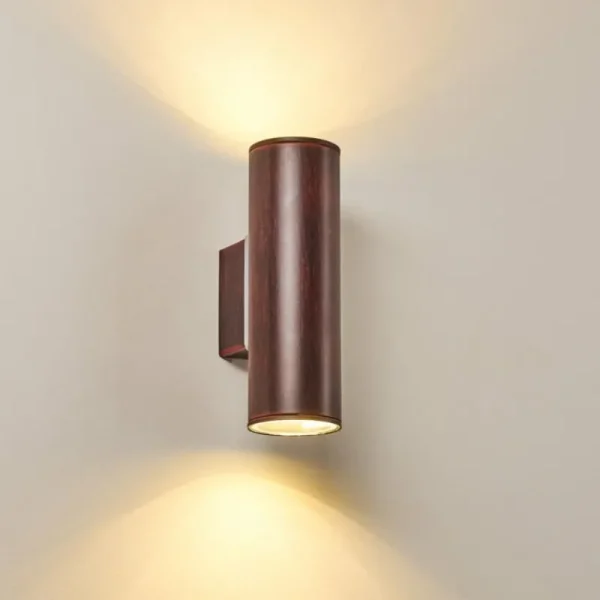 hofstein Applique murale d'extérieur Brachy LED Rouge, Noir, 2 lumières* Lampes Modernes