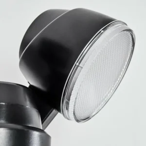 hofstein Applique murale d'extérieur Anyarhwi LED Noir, 2 lumières, Détecteur de mouvement* Lampes Modernes