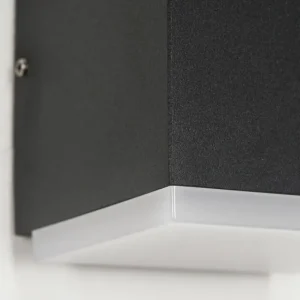 hofstein Applique murale d'extérieur Oatlands LED Anthracite, 2 lumières* Lampes Modernes