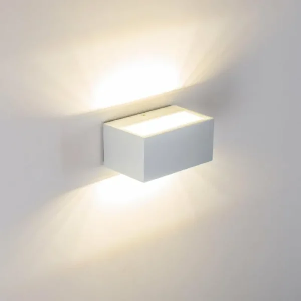 hofstein Applique murale d'extérieur Spider LED Blanc, 1 lumière* Lampes Modernes