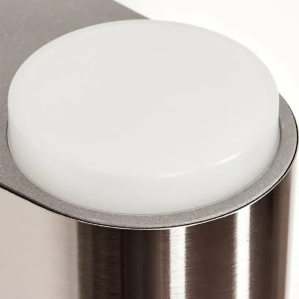 hofstein Applique murale d'extérieur Fanshawe LED Nickel mat, 2 lumières* Lampes Modernes