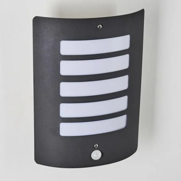 hofstein Applique murale d'extérieur Alslev Anthracite, 1 lumière, Détecteur de mouvement* Lampes Modernes