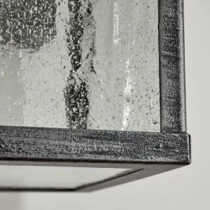 hofstein Applique murale d'extérieur Tieva Noir, Argenté, 1 lumière* Lampes Modernes
