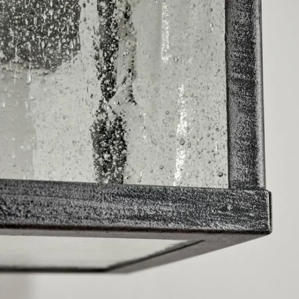 hofstein Applique murale d'extérieur Tieva Noir, Argenté, 1 lumière* Lampes Modernes