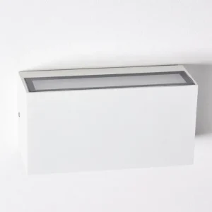 hofstein Applique murale d'extérieur Duluth LED Blanc, 1 lumière* Lampes Modernes
