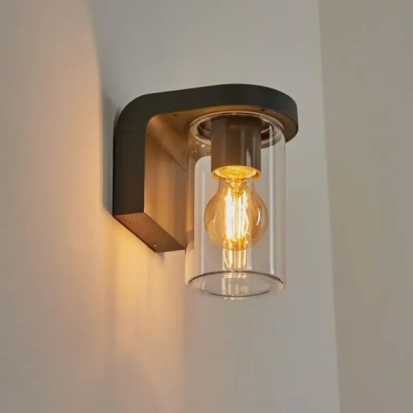 hofstein Applique murale d'extérieur Radnor Anthracite, 1 lumière* Lampes Modernes