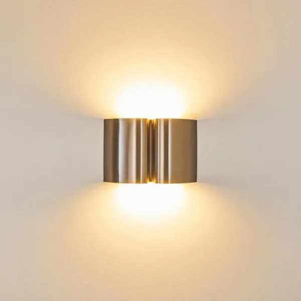 hofstein Applique murale d'extérieur Cornus LED Acier inoxydable, 4 lumières* Lampes Modernes